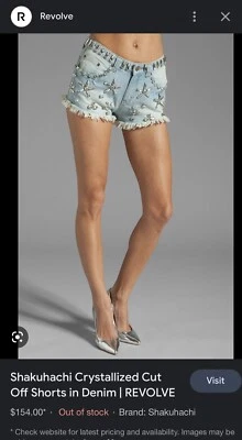Shakuhachi Denim Shorts XS Shopbop Revolve Foto 1 de 4