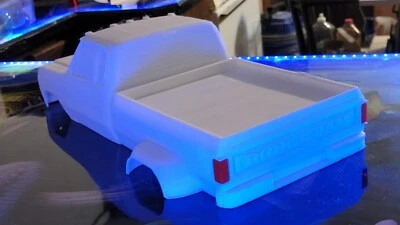 AXIAL SCX10 1/10 305mmWB DODGE RAM D350 DIY FIRST GEN EXT CAB DUALLY TRUCK BODY  - Image 1 of 4