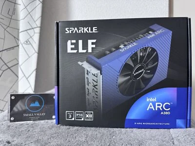 Sparkle Intel Arc A380 SA380E-6G 6GB GDDR6 Graphics Card Low Profile PCIe GPU - Image 1 of 4