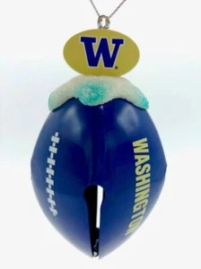 TS NCAA University of Washington Huskies Football Bell Ornament - Picture 1 of 1
