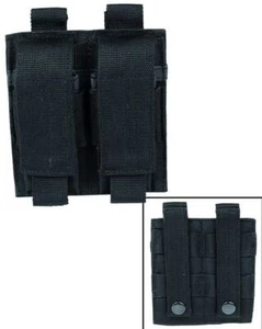 BOLSA CARGADOR PISTOLA DOBLE NEGRA MIL-TEC® NUEVA - Imagen 1 de 5