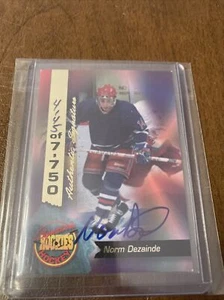 NORM DEZAINDE 1994-95 SIGNATURE ROOKIES AUTO CARD #24 4155/7750 - Picture 1 of 2