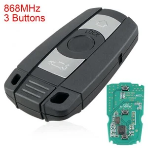 868MHz Smart Car Key Fit for BMW CAS3 System X5 X6 Z4 1 3 5 6 7Series 2002-2013 - Picture 1 of 12