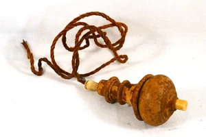 Dienstbotenklingel / Klingelknopf/ Bettklingel aus Holz/Bein - Picture 1 of 3