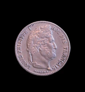 FRANCE 1/4 FRANC 1843 A LOUIS PHILIPPE I SILVER KM 740.1 #5853# - Picture 1 of 2