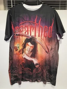 Busch Gardens Howl-o-Scream Unearthed Demon Woman Halloween T-shirt XL 2015 - Picture 1 of 3