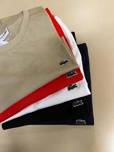 Lacoste Monochrome Pima Cotton Crew Neck T-shirt