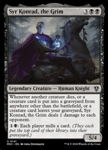 MTG - SYR KONRAD, THE GRIM - Karlov Manor Commander (U) - Picture 1 of 1