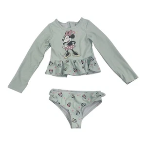 Disney Girls' Minnie 2- Piece Swimsuit Size , 2T, 3T, 4T - Picture 1 of 1