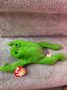 TY Beanie Babies Baby Legs der Frosch the frog 1993 retired - Bild 1 von 5