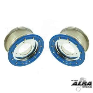 KFX 400 450R Front Wheels Beadlock 10x5 4+1 4/156 Alba Racing PL 41 - Picture 1 of 3