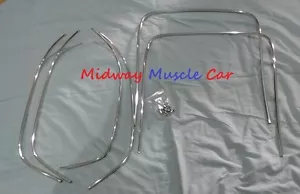 bucket seat chrome trim w/caps Chevy Chevelle GS Cutlass skylark Pontiac GTO 442 - Picture 1 of 8