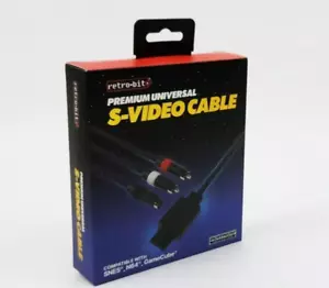 Retro-Bit S-Video Cable for GameCube N64 and SNES - Picture 1 of 6
