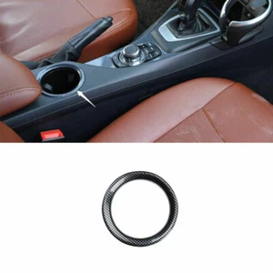 Fit For BMW X1 E84 2010-2015 Carbon Fiber Gear Water Cup Holder Panel Cover Trim - Picture 1 of 5