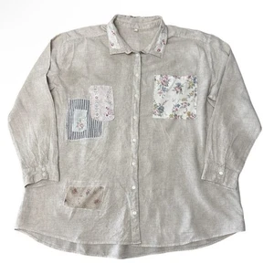Juxt Gypsy Women’s Shirt Sz 14-16 Upcycled Boho Grunge Cottage Core Festival - Picture 1 of 9