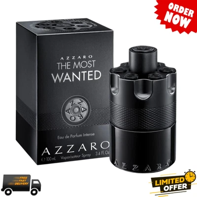 AZZARO THE MOST WANTED EAU DE PARFUM INTENSE SPRAY FOR MEN 3.4 FL OZ - Image 1 of 4