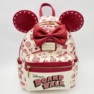 SCENTED Walt Disney World Park Boardwalk Resort Loungefly Backpack Mickey Minnie - Picture 1 of 4