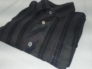 Alexander Julian Shirt Mens MEDIUM Private Reserve Striped Collard Button Up Top - Picture 1 of 16