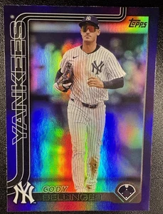 Actualización Topps 2025 Cody Bellinger lámina púrpura/250 #US50 Yankees - Imagen 1 de 2