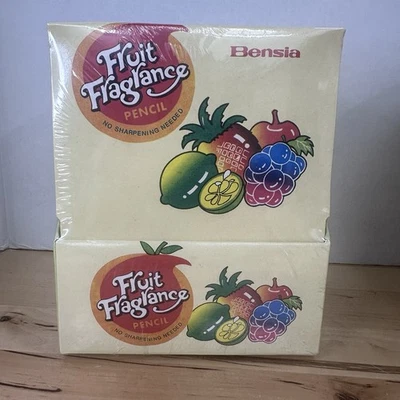 Lápices de fragancia de frutas de colección de Bensia caja sellada de 50 sin necesidad de afilar Foto 1 de 4