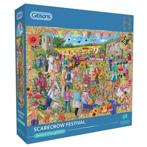 Gibsons 1000 Piece Jigsaw Puzzle - Scarecrow Festival - Picture 1 of 2