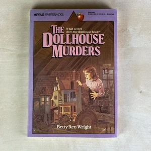 The Dollhouse Murders Betty Ren Wright Paperback Book 1983 1st Edition Apple - Imagen 1 de 8