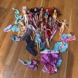 Huge Lot  Disney Barbie Dolls 2018 2019 2015 - Picture 1 of 6