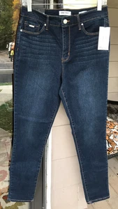 Nine West Größe 10 Zigarette hoch geschnittene Skinny Ankle blaue Jeans neu mit Etikett $ 69 A6 - Bild 1 von 7
