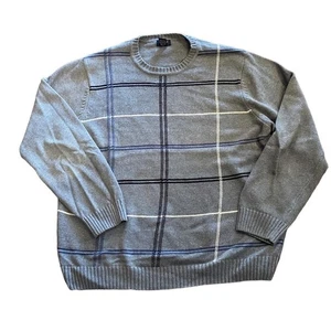 Dockers Mens XLTall Gray 100% Cotton Crewneck Sweater - Picture 1 of 4