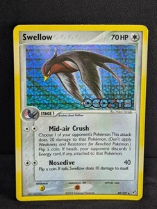 Pokemon TCG: Swellow 49/107 (2005) EX Deoxys • Carta timbrata Reverse Holo - Foto 1 di 3