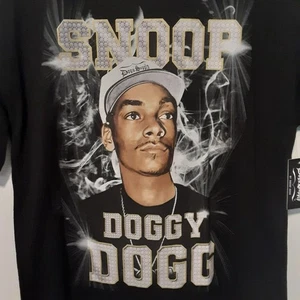 Maglietta Dogg Supply By SNOOP DOGG Snoop Doggy Dogg Rap Taglia XL Nera Hip Hop Y2K - Foto 1 di 6