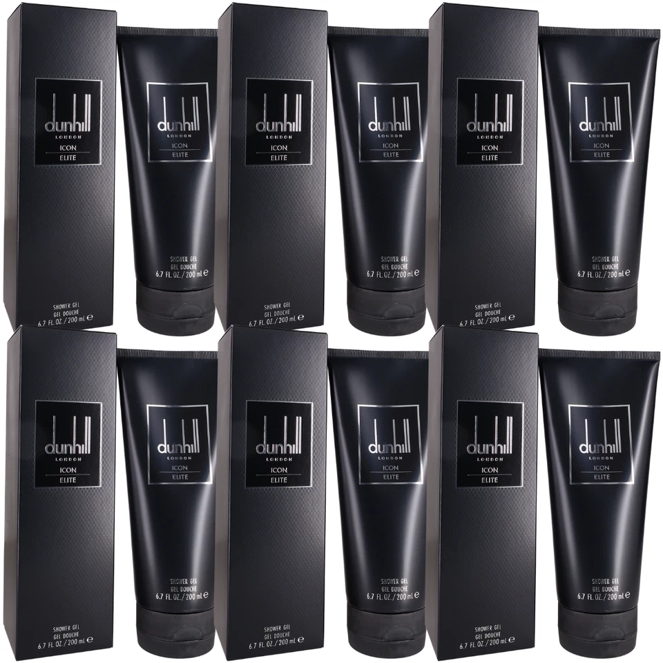 Paquete de 6 geles de ducha Icon Elite de Dunhill para hombre 40,2 oz (6 x 6,7 oz) nuevos Foto 1 de 1
