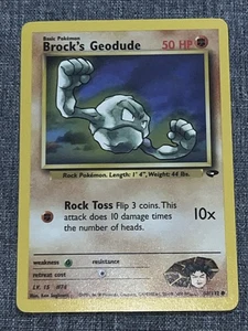 Pokémon TCG Gym Challenge Brock's Geodude #68/132 - Picture 1 of 2