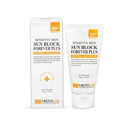 Histolab Sensitive Skin Sun Block Forever Plus 50g SPF50+ PA+++ | tracking