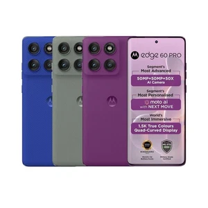 Motorola Edge 60 Pro 5G (Tmobile Mint Tello & Global) 6.7" P-OLED 12+512GB NEW - Picture 1 of 5