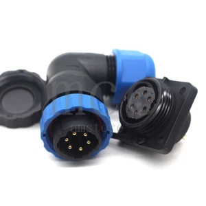 SD20 6pin Bulkhead IP68 Waterproof Plug & Socket Aviation connector 380V/10A - Picture 1 of 6