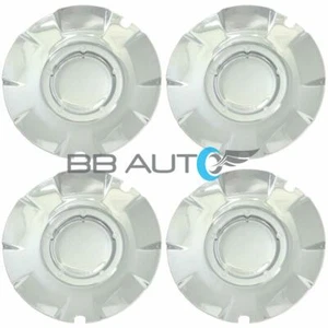 2004-2007 CHEVROLET SILVERADO SS CHROME WHEEL HUB CENTER CAPS SET OF 4 NEW - Picture 1 of 4