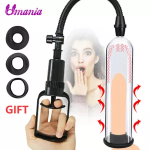 Big Penis Vacuum Cup Penis Pump Enlarger Enhancement Exerciser Male Trainer Pump - Picture 1 of 8