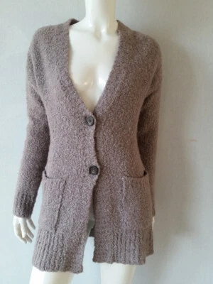 PESERICO Strickjacke Damen Alpaka /Wolle hellbraun Gr.D38=IT44***NEU - Bild 1 von 4