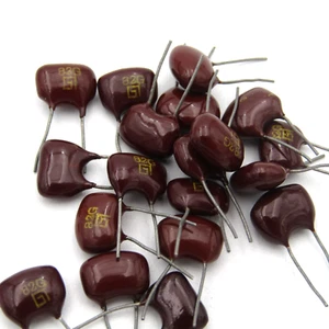 ( 10 PCS ) 82pF 500V 2% Mica Dipped Capacitor - Picture 1 of 2
