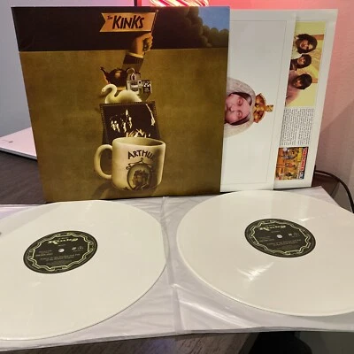 THE KINKS Arthur 2 Lp White Color Vinyl M&S MIX 500 made! Psych Beatles Stone - Imagem 1 de 4