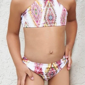 NWT PIlyq 2 Girls Summer Patara High Neck Bikini Set 98721 - Picture 1 of 3
