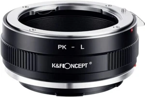 K&F Concept Lens Mount Adapter for Pentax K PK Mount Lens to L Mount Camera Body - Picture 1 of 9