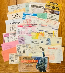 Original Concert Tickets Artists (Beginning With I) Select From Dropdown List - Imagen 1 de 48