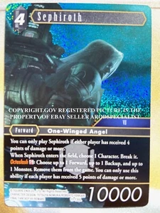 FINAL FANTASY TCG FFTCG OPUS XI 11 FOIL LEGEND SEPHIROTH 11-130L (NM-MINT) FF7 - Picture 1 of 3