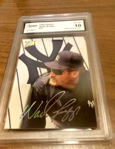 1993 Studio - #31 Wade Boggs Yankees HOF'er GMA Gem/mt 10 - Picture 1 of 1