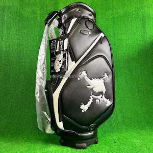 Oakley Golf Cart Caddy Bag Skull 17.0 9.5x 47" 6way 4.1kg 2023 Model Black/White - Picture 1 of 17