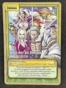 ONE PIECE TCG PROMO FUGA PER GLI UOMINI DI GIUSTIZIA CA-W03 ITA NM - Bild 1 von 2
