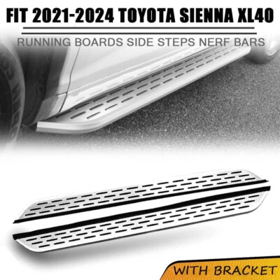 Fits for 2021 2022 2023 2024 Toyota Sienna XL40 Running Board Nerf Bar Side Step - Image 1 of 4
