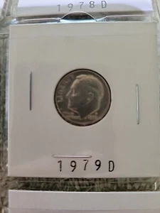 1979 D Roosevelt Dime In Mint Cello Uncirculated - Picture 1 of 4